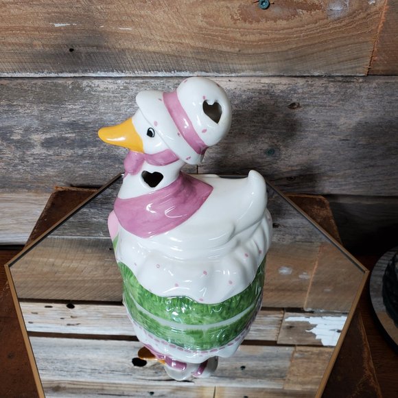 Mother Goose - Country Goose - Candy Dish - Votive Candle Holder - Picture 8 of 8